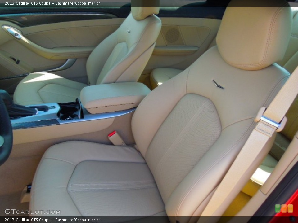 Cashmere/Cocoa Interior Front Seat for the 2013 Cadillac CTS Coupe #71429216