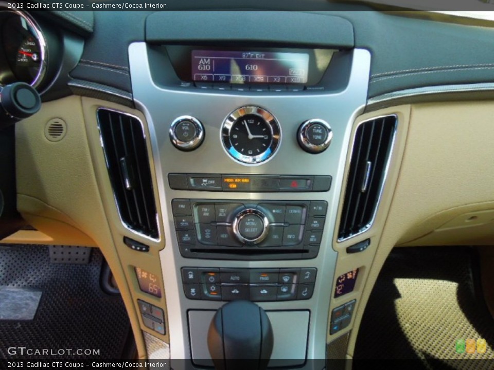 Cashmere/Cocoa Interior Controls for the 2013 Cadillac CTS Coupe #71429255
