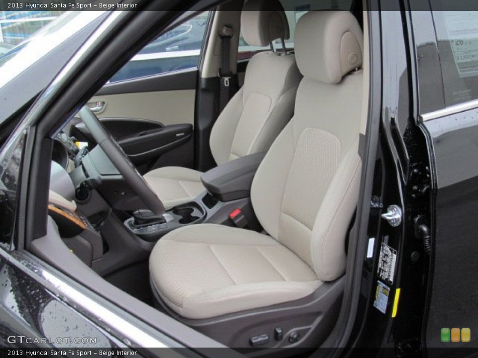 Beige Interior Front Seat for the 2013 Hyundai Santa Fe Sport #71429261
