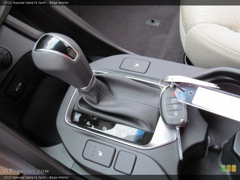 Beige Interior Transmission for the 2013 Hyundai Santa Fe Sport #71429286