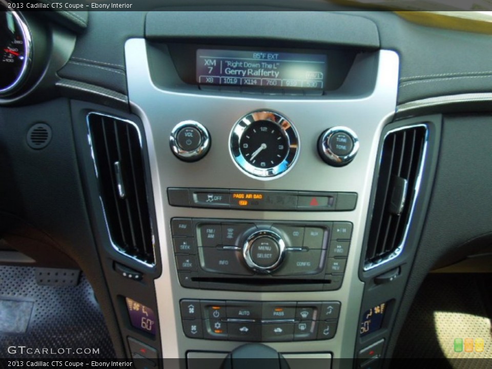 Ebony Interior Controls for the 2013 Cadillac CTS Coupe #71429663