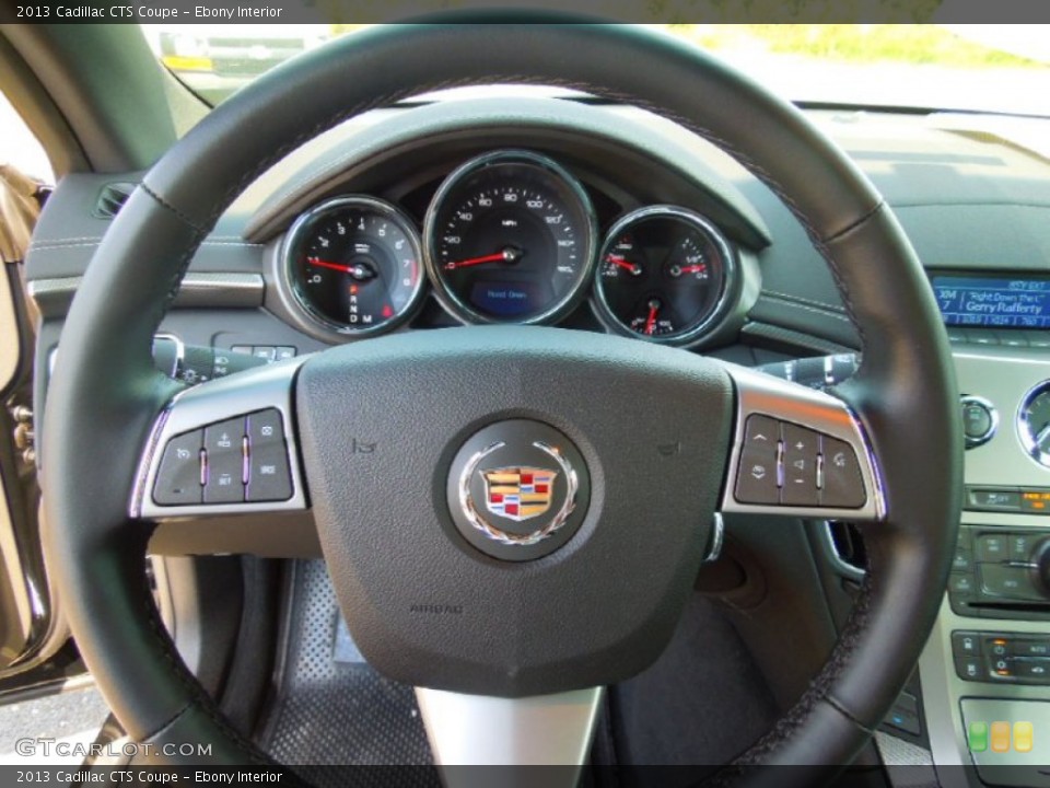 Ebony Interior Steering Wheel for the 2013 Cadillac CTS Coupe #71429672