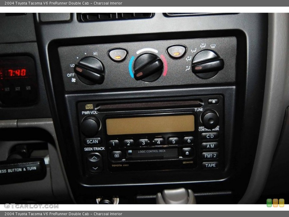 Charcoal Interior Controls for the 2004 Toyota Tacoma V6 PreRunner Double Cab #71432798