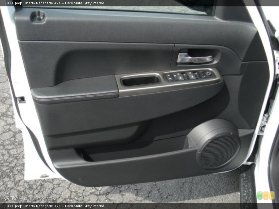 Dark Slate Gray Interior Door Panel for the 2011 Jeep Liberty Renegade 4x4 #71438312