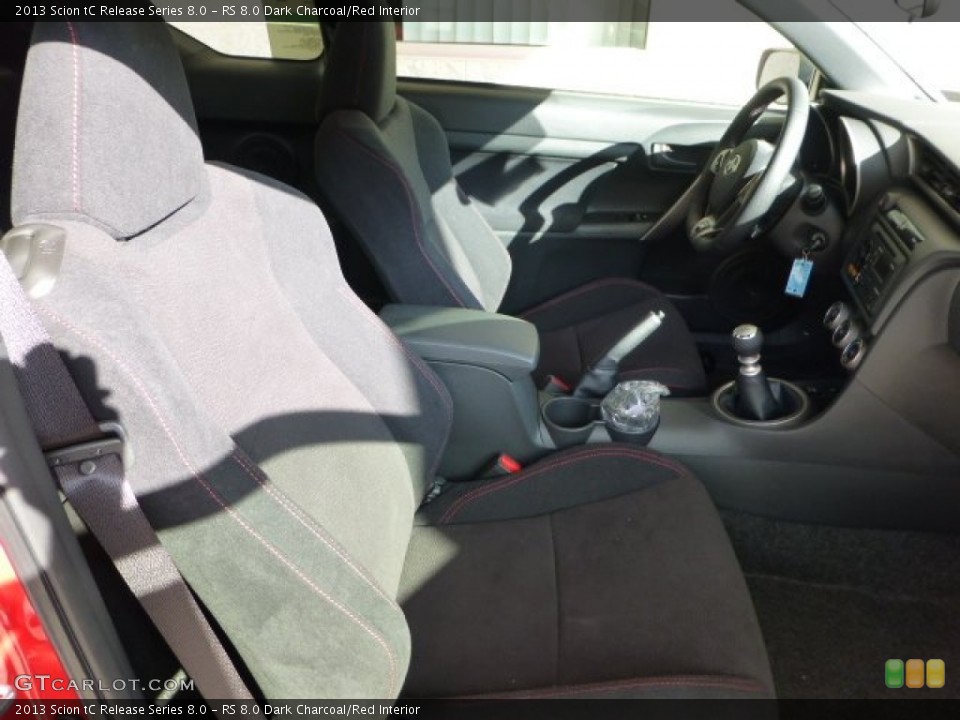 RS 8.0 Dark Charcoal/Red Interior Photo for the 2013 Scion tC Release Series 8.0 #71439053