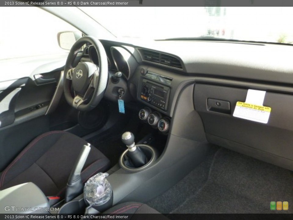 RS 8.0 Dark Charcoal/Red Interior Dashboard for the 2013 Scion tC Release Series 8.0 #71439062