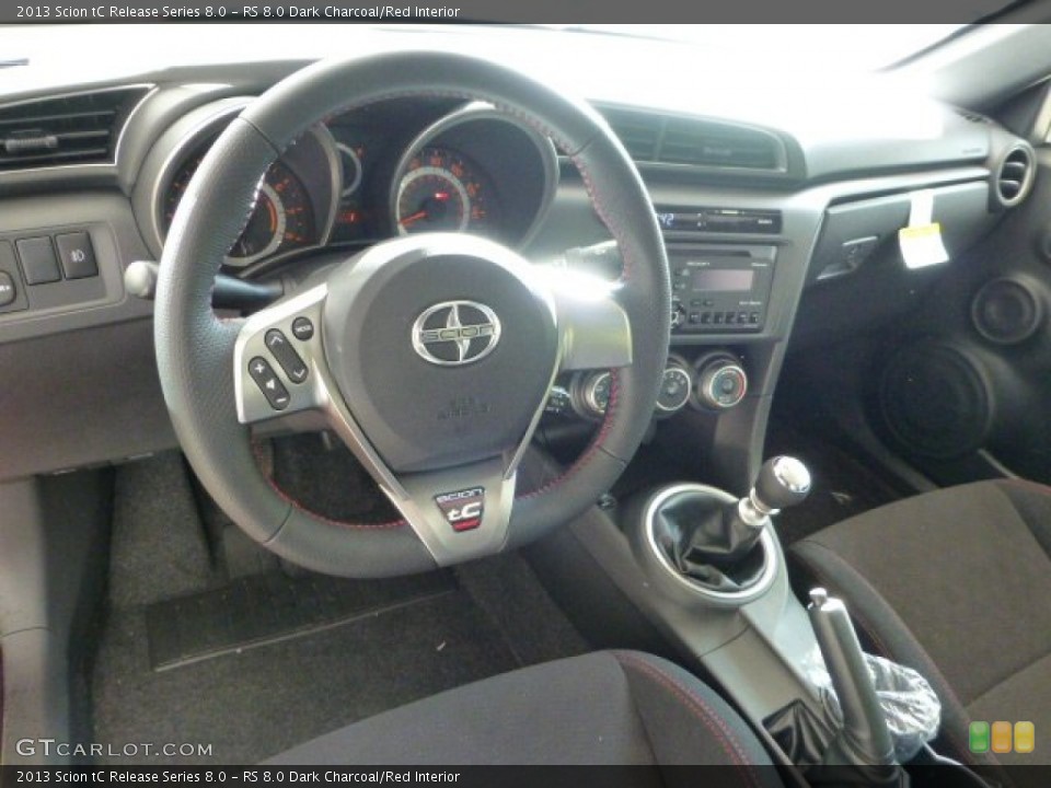 RS 8.0 Dark Charcoal/Red Interior Dashboard for the 2013 Scion tC Release Series 8.0 #71439116