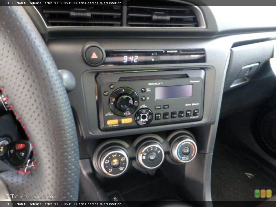 RS 8.0 Dark Charcoal/Red Interior Controls for the 2013 Scion tC Release Series 8.0 #71439143