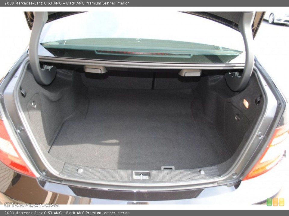 Black AMG Premium Leather Interior Trunk for the 2009 Mercedes-Benz C 63 AMG #71441213