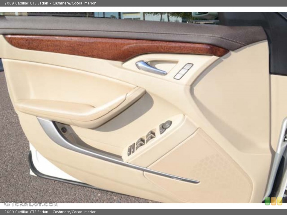 Cashmere/Cocoa Interior Door Panel for the 2009 Cadillac CTS Sedan #71441225