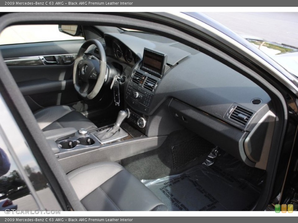 Black AMG Premium Leather Interior Photo for the 2009 Mercedes-Benz C 63 AMG #71441273