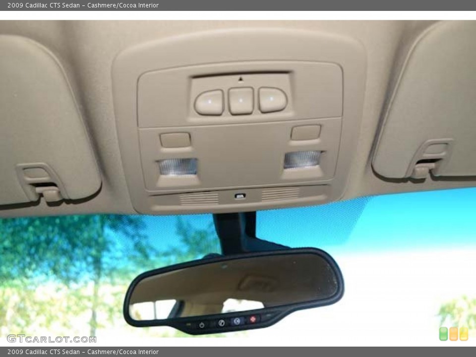 Cashmere/Cocoa Interior Controls for the 2009 Cadillac CTS Sedan #71441294