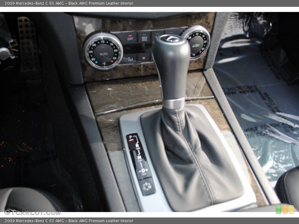 Black AMG Premium Leather Interior Transmission for the 2009 Mercedes-Benz C 63 AMG #71441381