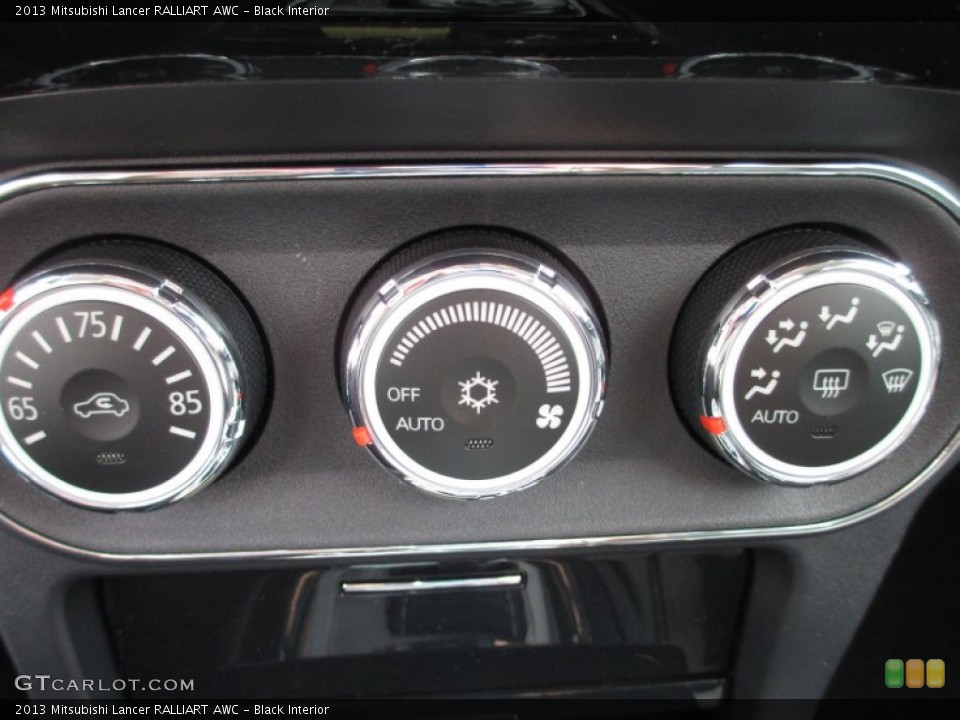Black Interior Controls for the 2013 Mitsubishi Lancer RALLIART AWC #71442476