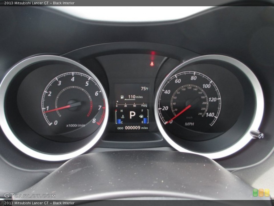 Black Interior Gauges for the 2013 Mitsubishi Lancer GT #71442617