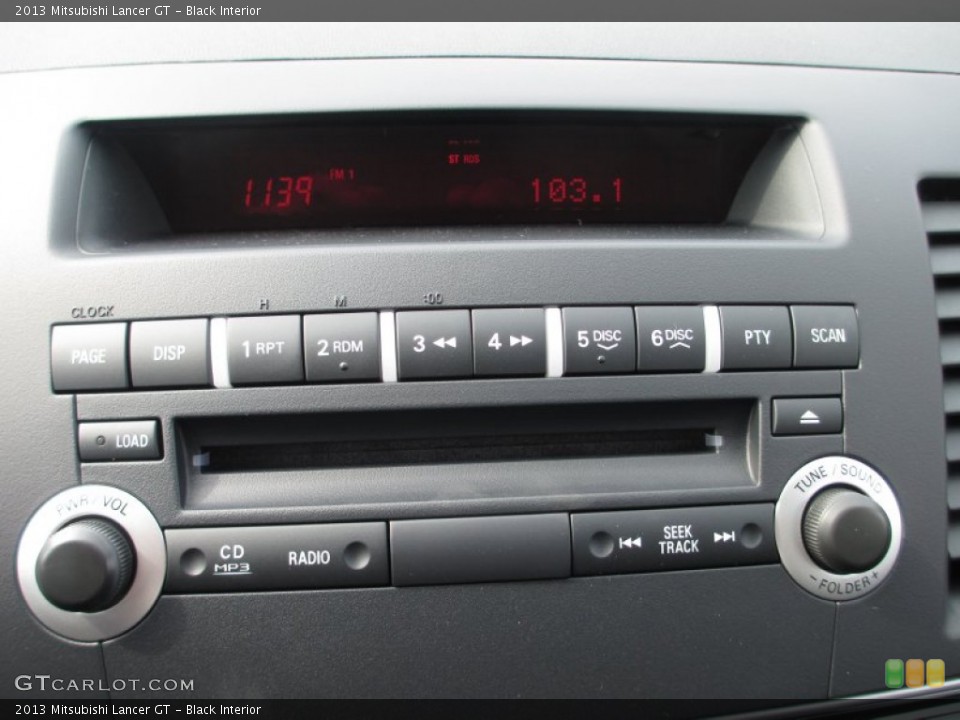 Black Interior Audio System for the 2013 Mitsubishi Lancer GT #71442626