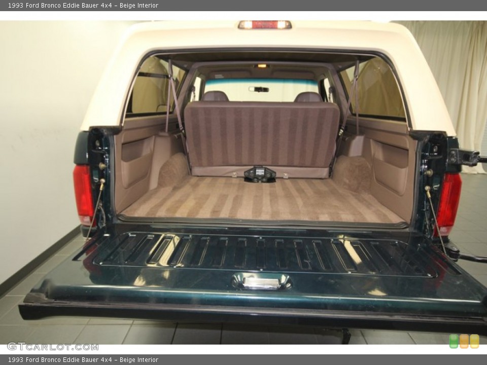 Beige Interior Trunk For The 1993 Ford Bronco Eddie Bauer