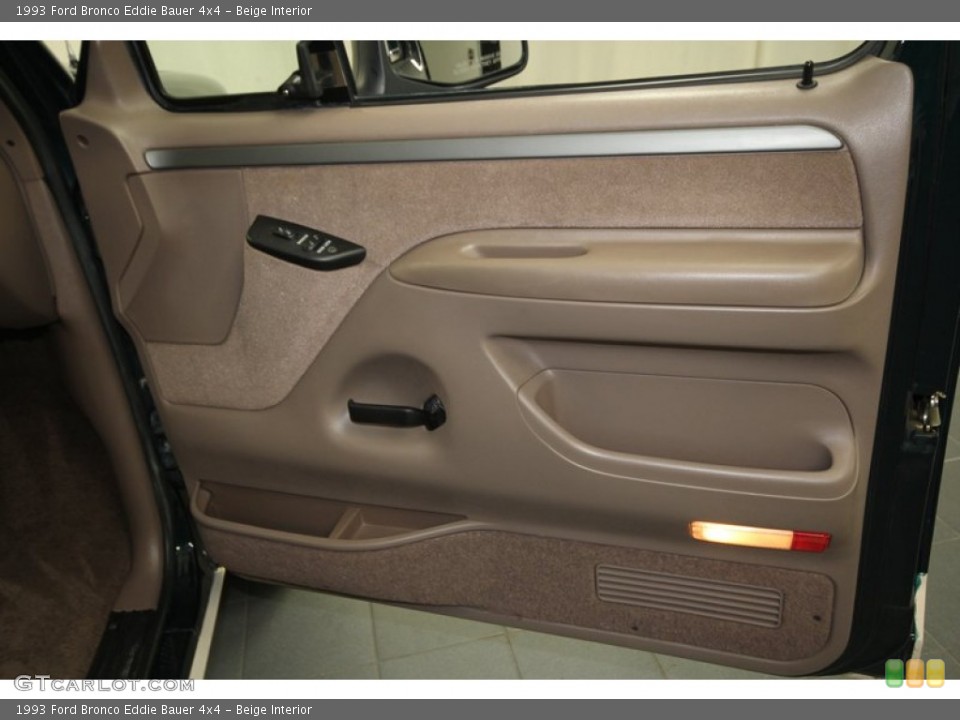 Beige Interior Door Panel for the 1993 Ford Bronco Eddie Bauer 4x4 #71442926
