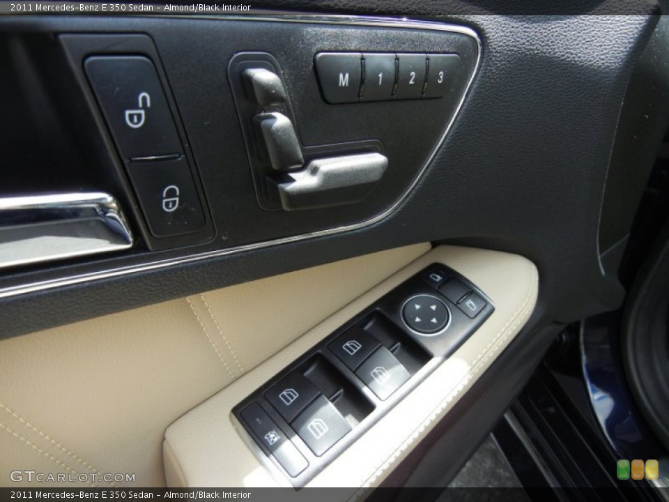 Almond/Black Interior Controls for the 2011 Mercedes-Benz E 350 Sedan #71443289
