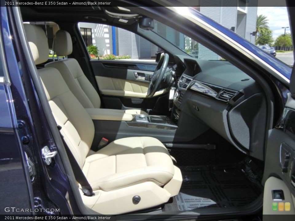 Almond/Black Interior Photo for the 2011 Mercedes-Benz E 350 Sedan #71443316