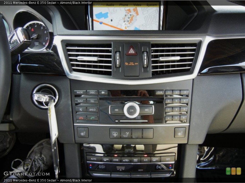 Almond/Black Interior Controls for the 2011 Mercedes-Benz E 350 Sedan #71443367