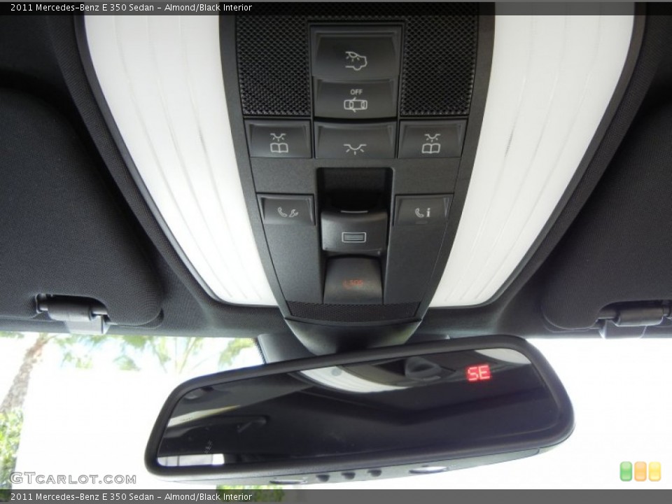 Almond/Black Interior Controls for the 2011 Mercedes-Benz E 350 Sedan #71443388