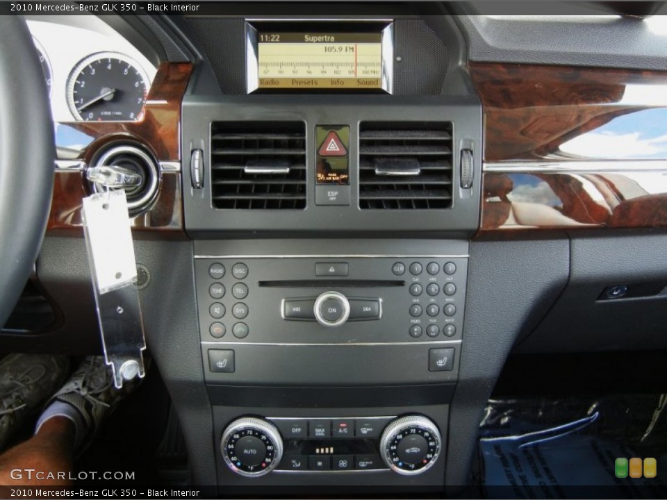 Black Interior Controls for the 2010 Mercedes-Benz GLK 350 #71443901