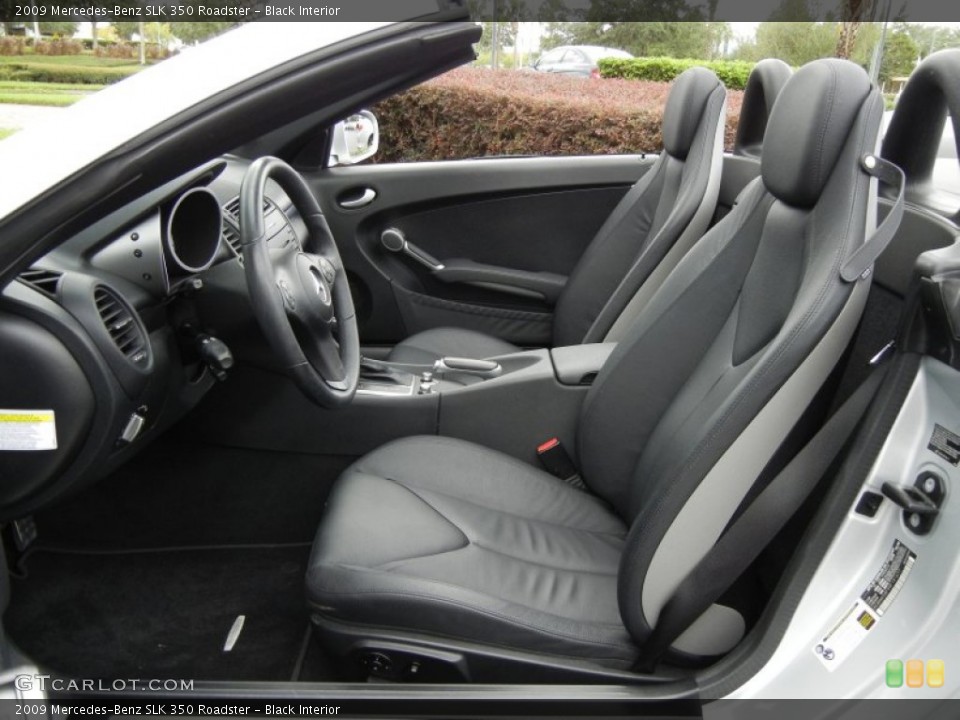 Black Interior Photo for the 2009 Mercedes-Benz SLK 350 Roadster #71444123