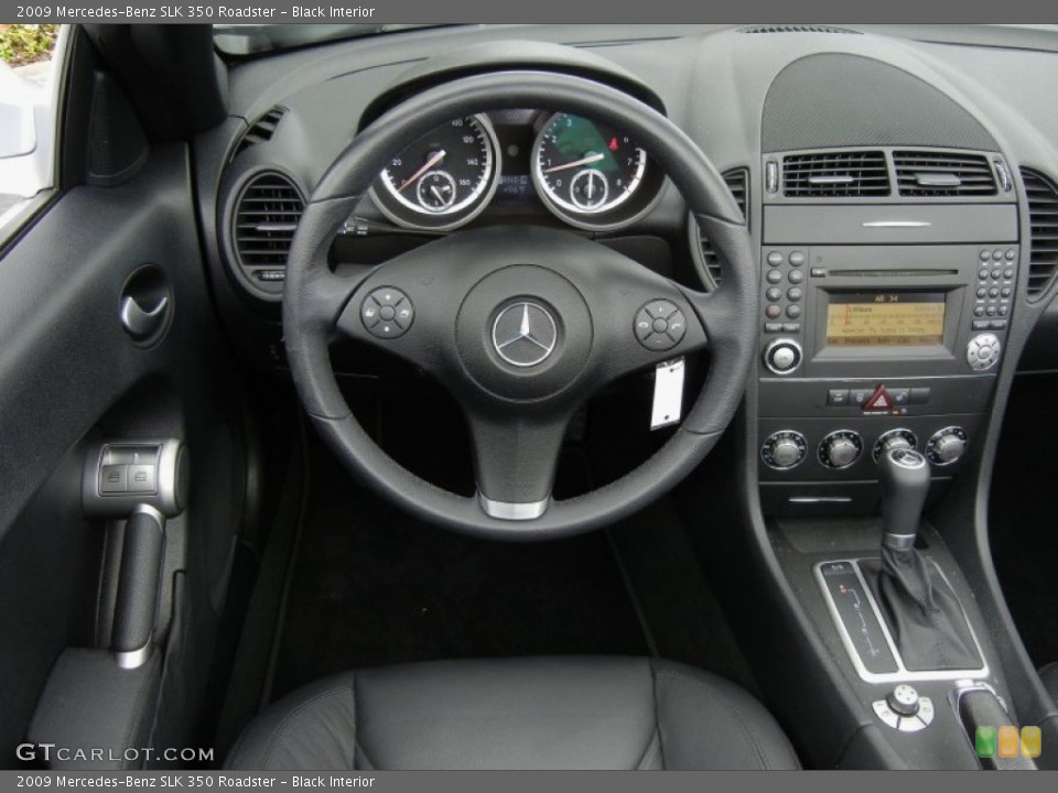 Black Interior Dashboard for the 2009 Mercedes-Benz SLK 350 Roadster #71444168