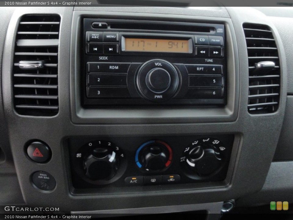 Graphite Interior Audio System for the 2010 Nissan Pathfinder S 4x4 #71445002
