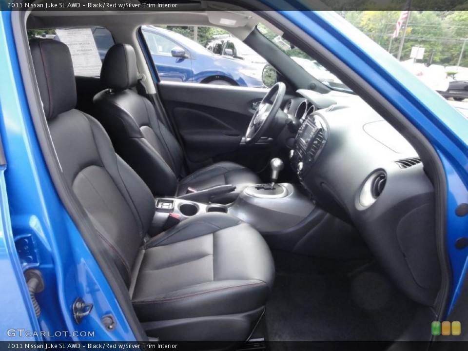 Black/Red w/Silver Trim Interior Photo for the 2011 Nissan Juke SL AWD #71445173