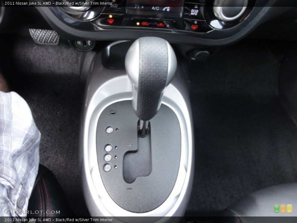 Black/Red w/Silver Trim Interior Transmission for the 2011 Nissan Juke SL AWD #71445257