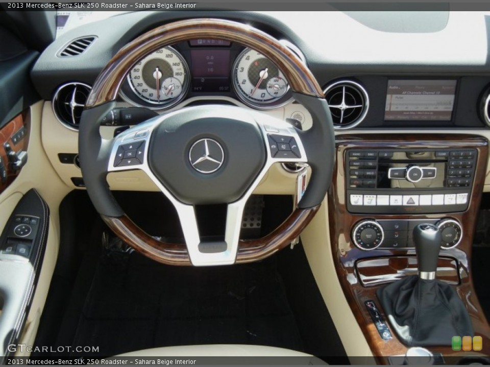 Sahara Beige Interior Dashboard for the 2013 Mercedes-Benz SLK 250 Roadster #71445732