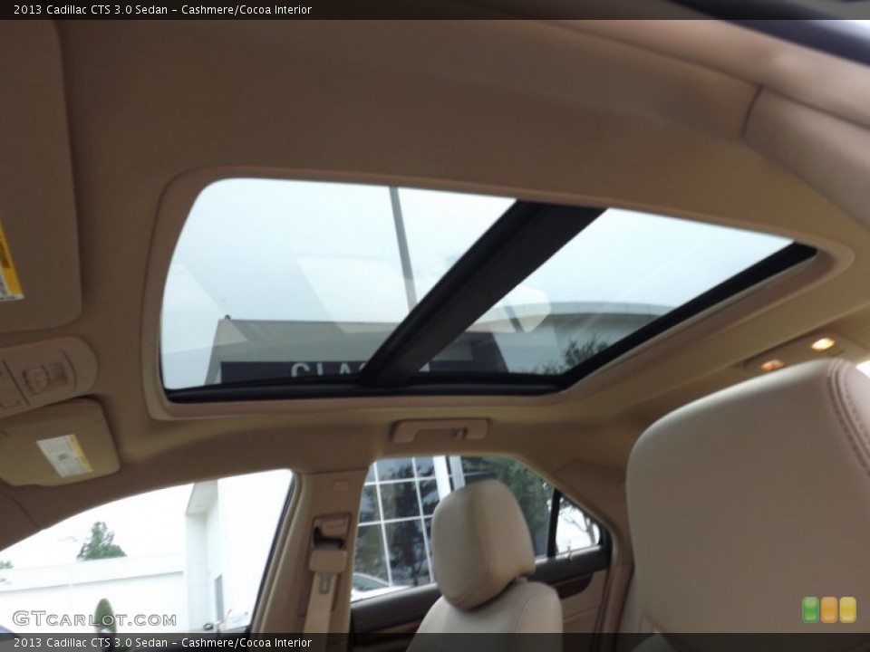 Cashmere/Cocoa Interior Sunroof for the 2013 Cadillac CTS 3.0 Sedan #71446847
