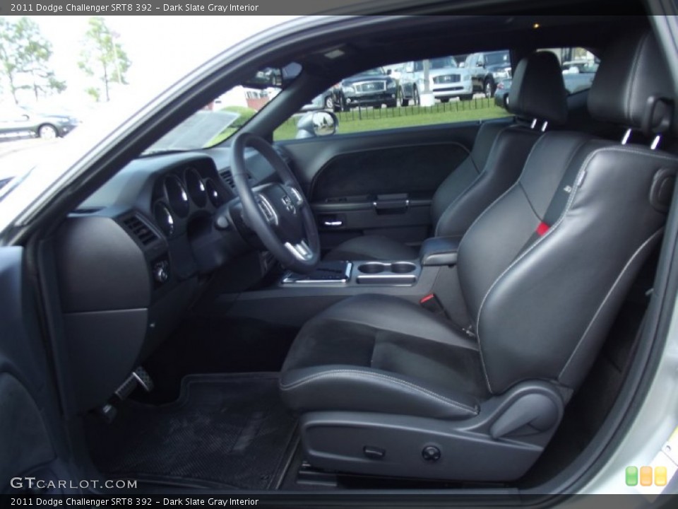 Dark Slate Gray Interior Front Seat for the 2011 Dodge Challenger SRT8 392 #71449985