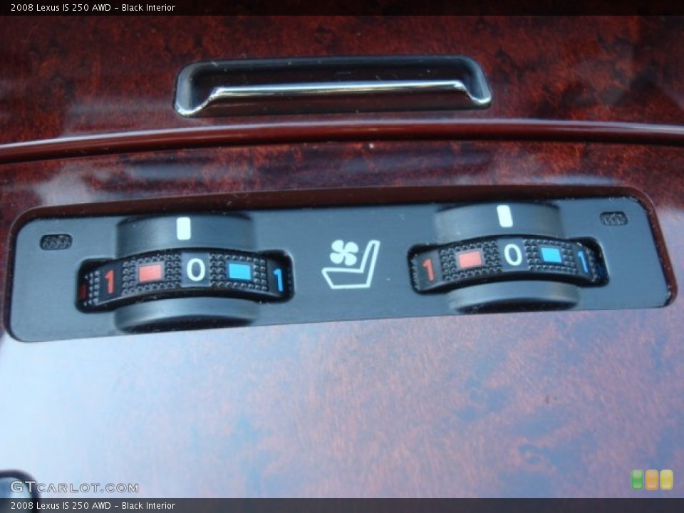 Black Interior Controls for the 2008 Lexus IS 250 AWD #71450489