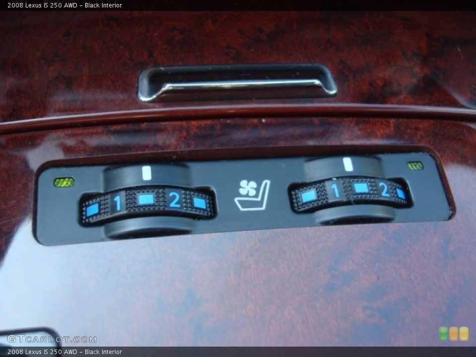 Black Interior Controls for the 2008 Lexus IS 250 AWD #71450496