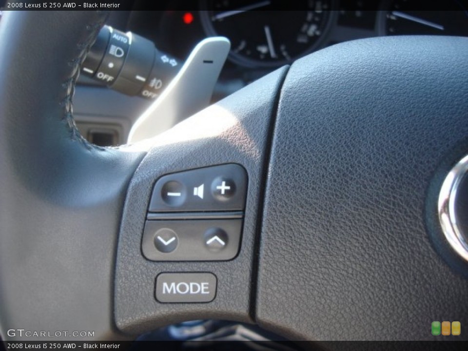 Black Interior Controls for the 2008 Lexus IS 250 AWD #71450531