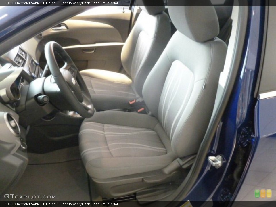 Dark Pewter/Dark Titanium Interior Front Seat for the 2013 Chevrolet Sonic LT Hatch #71453354