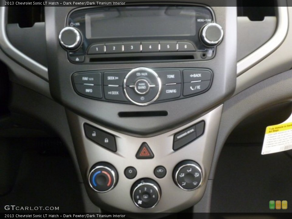 Dark Pewter/Dark Titanium Interior Controls for the 2013 Chevrolet Sonic LT Hatch #71453381