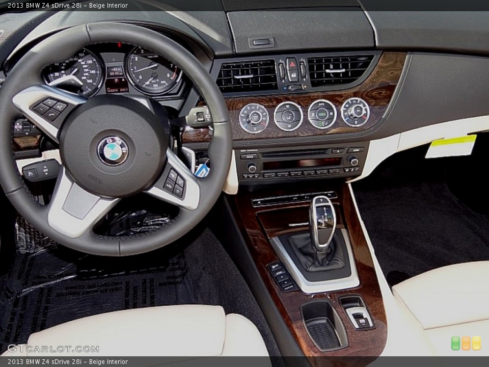 Beige Interior Dashboard for the 2013 BMW Z4 sDrive 28i #71453666