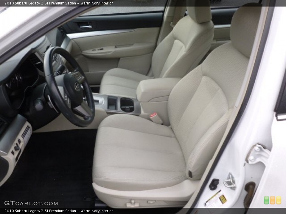 Warm Ivory Interior Photo for the 2010 Subaru Legacy 2.5i Premium Sedan #71454338