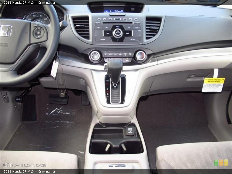 Gray Interior Controls for the 2012 Honda CR-V LX #71455301