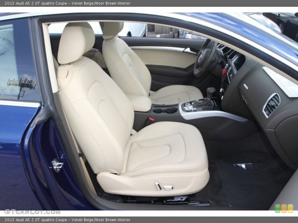 Velvet Beige/Moor Brown Interior Photo for the 2013 Audi A5 2.0T quattro Coupe #71457797