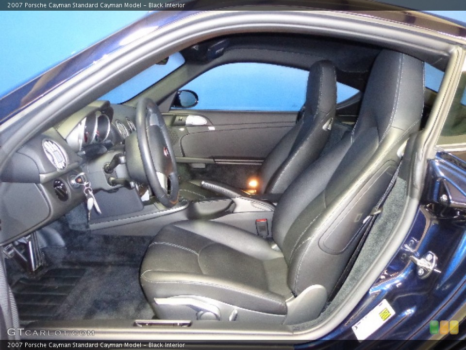 Black Interior Photo for the 2007 Porsche Cayman  #71458577