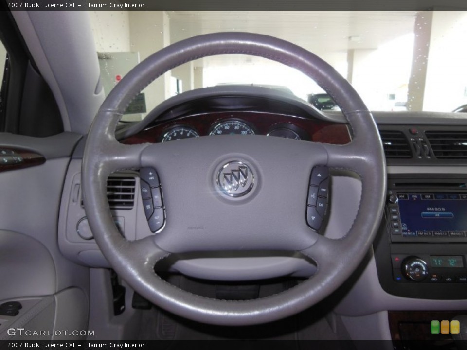 Titanium Gray Interior Steering Wheel for the 2007 Buick Lucerne CXL #71461925