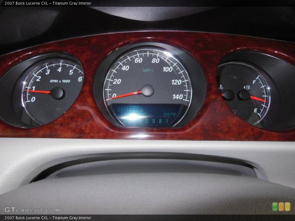 Titanium Gray Interior Gauges for the 2007 Buick Lucerne CXL #71461934