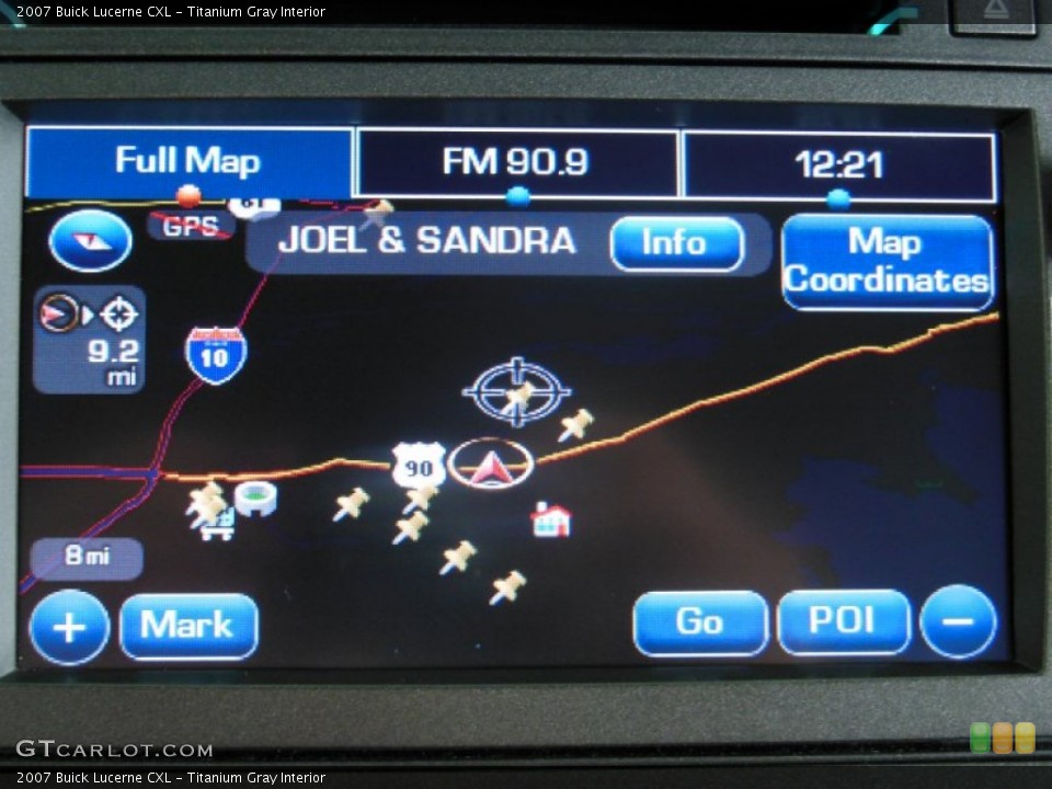 Titanium Gray Interior Navigation for the 2007 Buick Lucerne CXL #71461970