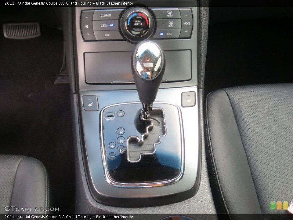 Black Leather Interior Transmission for the 2011 Hyundai Genesis Coupe 3.8 Grand Touring #71462048