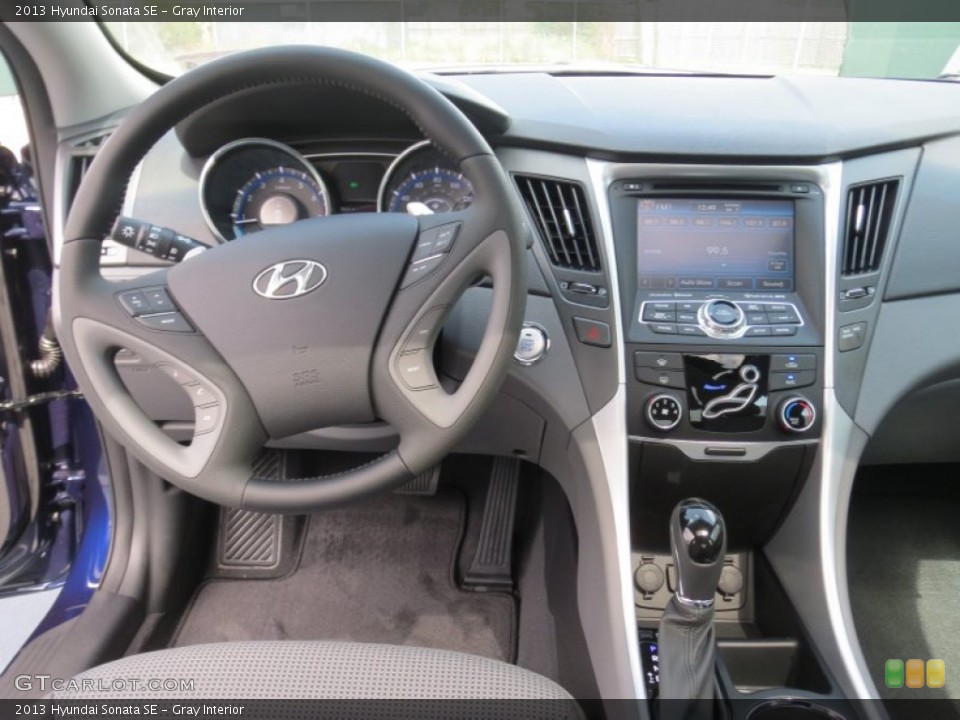 Gray Interior Dashboard for the 2013 Hyundai Sonata SE #71465693